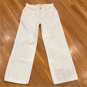 Arizona Jean Company White Flare & Wide Leg Jeans